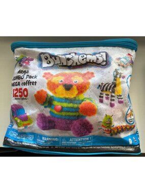 Bunchems! Mega Jumbo Pack 1250 Piece Creative Craft Building Kit Toy Spin Master